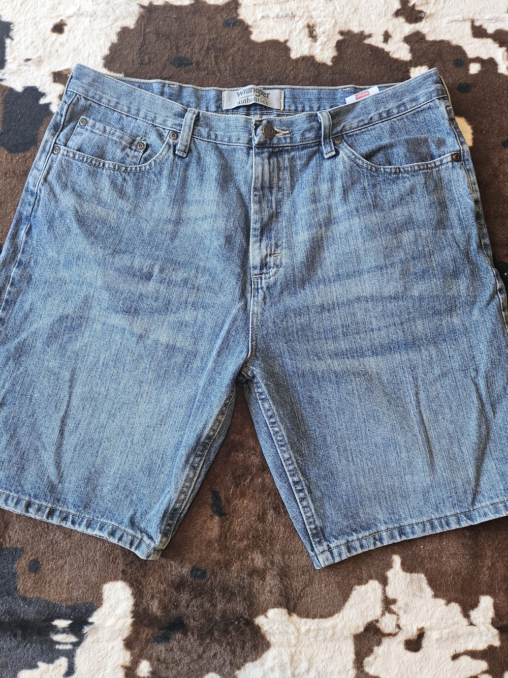 Wrangler Light Blue Denim Men’s Jean Shorts